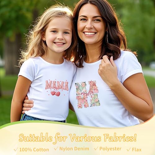 24 Sheets Mother's Day Iron on Transfers for T-Shirts - color: Mama