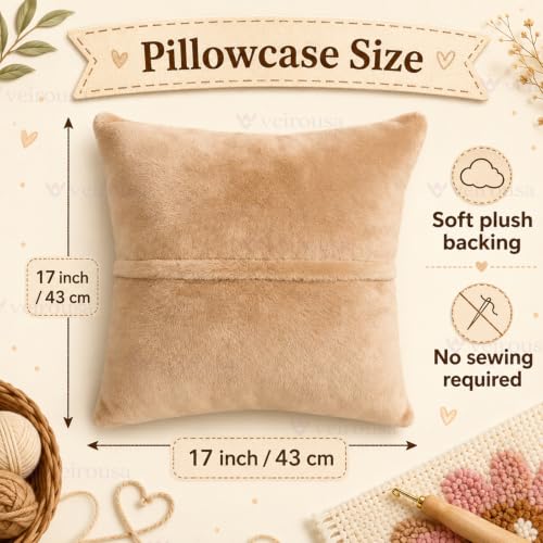 veirousa Labrador Dog Latch Hook Pillow Kits for Adults Beginners - color: Labrador