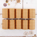 ThreadArt Cotton Quilting Thread Set, 10 Beige Spools - color: 10 BEIGE SPOOLS