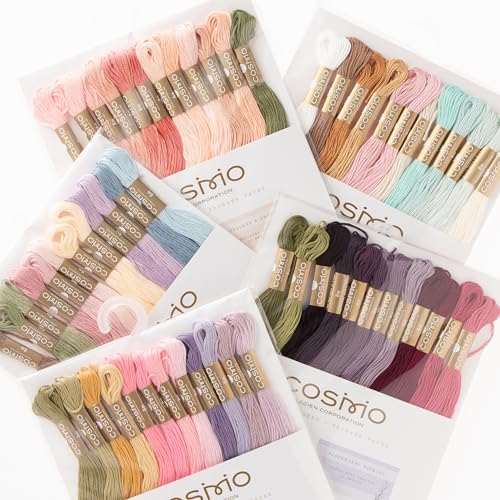 Lecien No. 162400-10 Cosmo, Thread Assorted Pack by Nicki Franklin (BlackBerry Picking) 12 Piece Set - color: blueberry, style: Blackberry Picking