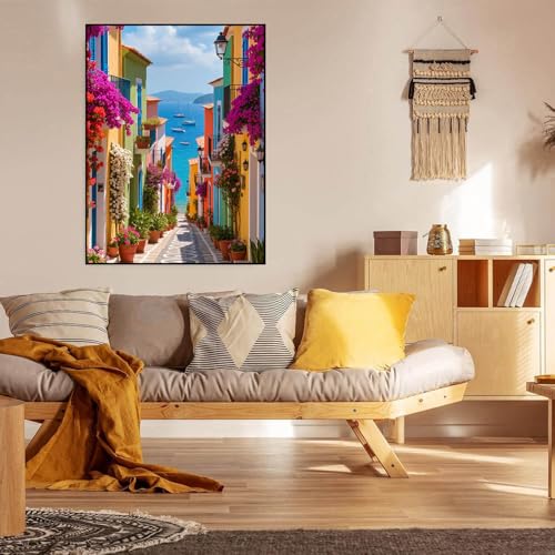 Dugsmgd 5D Beautiful Landscape Diamond Art for Adults, 12x16 Inch - color: Landscape