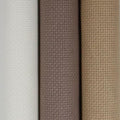 KCS 3 pc of 15" x 18"(38cmx45cm) 14 Count Cross Stitch Cotton Aida Cloth Needlework Rolled Fabric Box,14CT,Antique White +Coffee+Khaki - color: Antique White +Coffee+khaki, size: 14CT