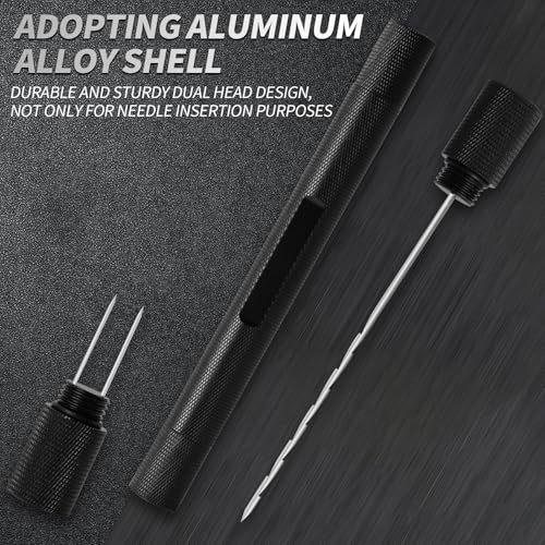 Punch Tool Set,Ventilator Needle,Draw Enhancer Tool Needle(Black) - color: Black