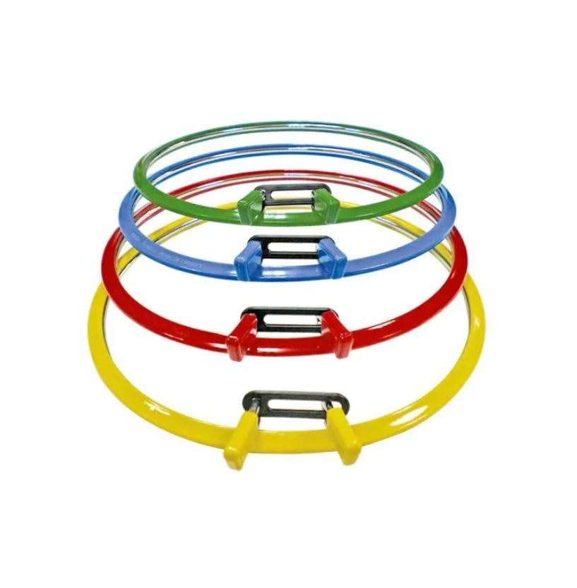 Nurge Premium Quality, Metal Spring Tension Embroidery Hoops, Cross Stich Hoop, Darning Hoops, Embroidery Tension Shed (Red, Siz Mix) - color: Red, size: Mix Sizes