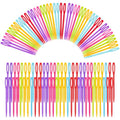 Mnvhoky Large Eye Plastic Yarn Needles Set, 7cm Knitting and Crochet Sewing Needles for Beginners, Colorful Weaving Tapestry Needles for DIY Craft Projects,200PCS