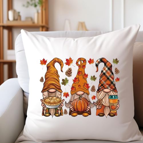 4 Sheets Fall Thanksgiving Iron On Transfers for T-Shirts, Heat Transfers Vinyl Harvest Pumpkin Maple Leaf Dwarf HTV Vinyl Iron on Decals for T-Shirt Clothes Pillow Hoodie DIY Crafts - color: D