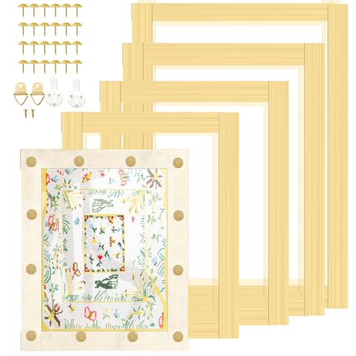 ECOIOU 20 Stretcher Bars 5 Standard Size for Needlepoint Art - size: Standard Size (6"+8"+10"+12"+14")
