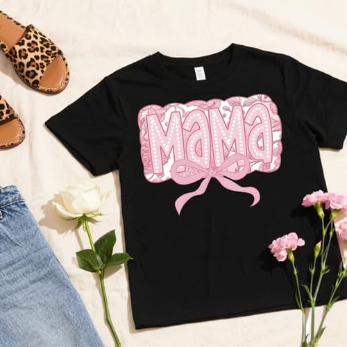30Pcs Retro Mama Dtf Transfers Ready to Press Sports Mom Iron on Transfers for Tshirts Blessed Motherhood Heat Transfer Vinyl Stickers for Clothing Pillows Bag DIY Crafts - color: Retro Mama