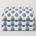 100% Cotton Fabric by the Yard, Hand Block Print Fabric for Sewing RB-116 - color: Rb-116 Yellow, size: 1 Yard pre cut