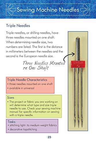 Know Your Needles: Carry-Along Guide to Choosing Hand and Machine Needles (Landauer Publishing) A Pocket-Size, Comprehensive Sewing Needle Reference with Detailed Photos and Descriptions