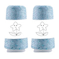 2 Balls Sequin Sparkle Lurex Yarn, Shining Glitter Metallic Knitting-in Accessory Yarn Thread for Knitting and Crochet Sweater Shawl 5000 Yards (1, Slight Blue) - color: Slight Blue