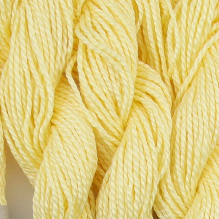 KCS 25 M/Skein Mercerized Pearl Cotton Crochet Needlepoint Thread,Size 5,6 skeins,Golden Brown vy it - color: Golden brown vy it