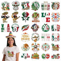 30 Pcs Mexico Independence Day DTF Transfers Ready to Press - style: Mexican Independence Day