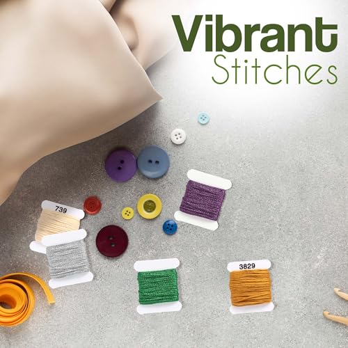 Embroidery Floss Kit 108 Colors on Plastic Bobbins, Cross Stitch - style: Floss Kit - No Box