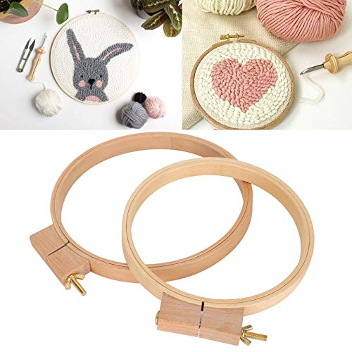 Comdry Quilting Hoop, Oval Universal Practical Embroidery Hoops, for Art Craft Handy Sewing Embroidery Cross Stitch Needle Point Silk Painting