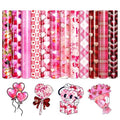 Tintnut Pink Love Heat Transfer Vinyl, 12 Sheets 12"x10" Iron on Vinyl - color: Red Pink-12