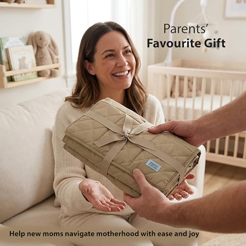 Baby Diaper Caddy Organizer, Khaki - color: Khaki