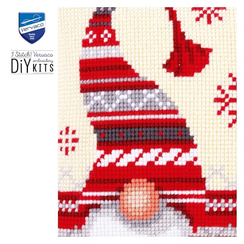 Vervaco Cross Stitch Cushion Kit Christmas Elf 16" x 16" - color: N\a
