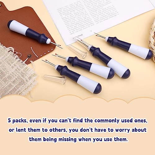 ZMAAGG Seam Ripper for Sewing, Ergonomic Grip Handle, 5 PCS Purple - color: Purple