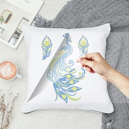 3 Pcs Peacock Pattern Iron on Rhinestones Transfer, Bling Crystal Clothing Repair Applique Heat Transfer Patches for T-Shirt Vest Shoes Hat Jacket Pants Bags Decor - color: Peacock