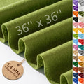 Fern Geen Soft Felt Sheet 36'' X 36'', 1.4mm Large Felt Fabric Sheet - color: Fern Green