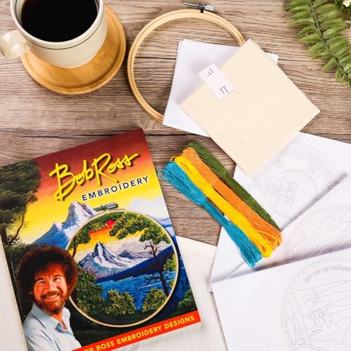 Bob Ross Embroidery (Embroidery Craft)