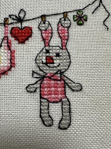RIOLIS 1417 It's a Girl! Counted Cross Stitch Kit 7.87 x 7.87 in - style: It's a Girl! 1417