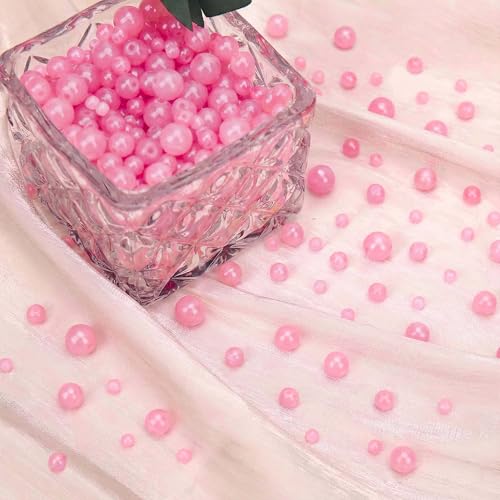 400PCs 4mm Light Pink Jade Glass Beads Bulk, Round Smooth Hole Glass Crystal Beads for Jewelry Making, DIY Bracelets, Necklaces, Bag Charms, Keychains and Craft Projects - color: Jade Light Pink, size: 4MM