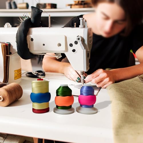 Simthread 100pcs Upgraded Thread Holder/Spool Huggers - color: 100pcs Spool Huggers