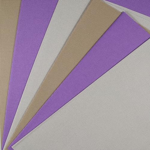 KCS 4/6 pc of 12" x 18"(30cmx45cm) 18CT Counted Cotton Aida Cloth Cross Stitch Fabric (6 pc,Pearl Grey+Khaki+Lavender) - color: Pearl Grey+khaki+lavender, size: 6 pc