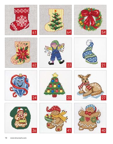 Holiday Ornaments Galore: 98 Festive Cross Stitch Ornaments