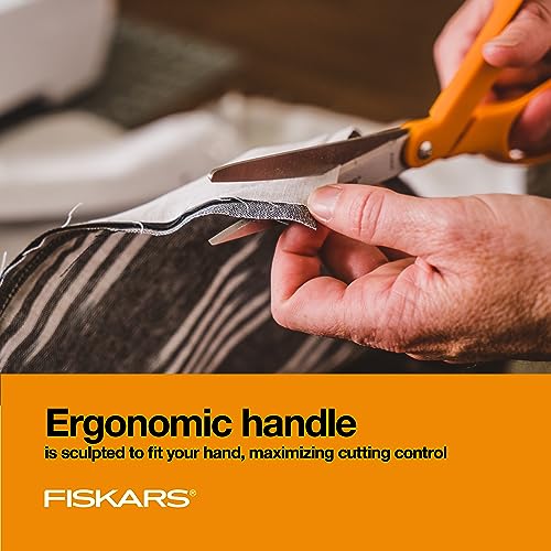 Fiskars 8" Original Orange-Handled Craft & Fabric Scissors, All Purpose - style: Orange-Handled 8"