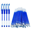 Disappearing Fabric pen for Sewing & Quilting | 4 Blue Pens + 50 Blue Refills | Heat Erasable Ink, Sewing Kit, Embroidery Supplies, Dressmaking Tools | High Volume Refill Pack