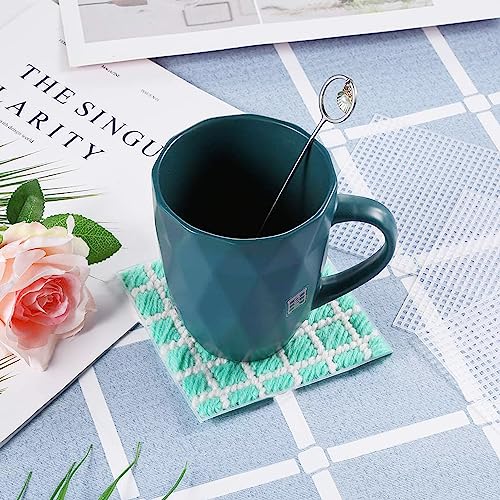 Allazone Plastic Mesh Canvas Sheets for Embroidery - 53 PCs, Square Mesh, Knit & Crochet Projects - color: 53 PCS - Square