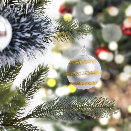 Christmas Foam Ornaments Hanger Caps: 100pcs Foam Ball Snap Locking String String Precut Hanging Ropes Precut Hanging Ropes Fasteners for Christmas Tree Ornament Supply