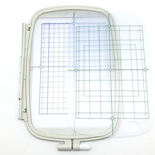 YEQIN Embroidery Hoops 4 in 1 Set for Brother PE800 SE1900 PE770 780D PE700 PC6500 Brother Innovis 1250 700 Babylock Embroidery Machine Hoop - color: 4 in 1 Set