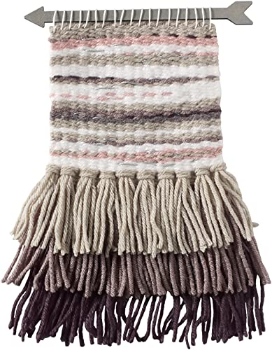 BUCILLA All-in-One Rectangle Loom, Brown - style: Rectangle All-in-One