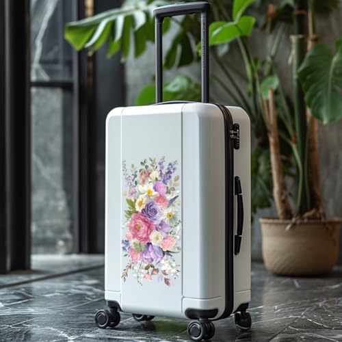 3 Sheets Vibrant Flowers Rub on Transfers for Crafts, 12×6in - style: Purple Flower Bouquet