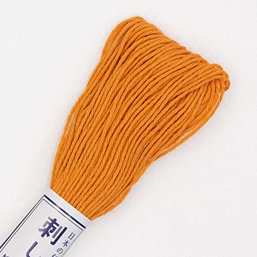 Olympus Sashiko Sandybrown 20m Skein thread - color: Sandybrown