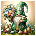 Gnome Stamped Cross Stitch Kits for Adults - Embroidery Kits for Beginners Adults,11 CT Patterns Dimensions Counted Cross Stitch Kits for Adults Arts Craft 14x14 inch - color: Cross stitch-28