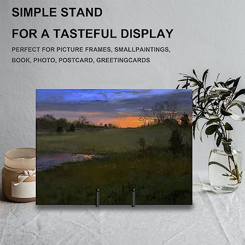 Hoewina 5 Pack 6 Inch Plate Stands for Display, Plate Holder Display Stand