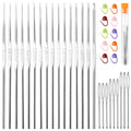 16 Pcs Lace Crochet Hooks Set, 0.5mm-2.5mm Small Crochet Hooks - size: 33 PCS