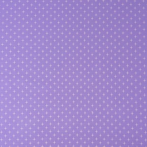 Singer Fabric, 100% Cotton, Embroidery Fabric, Cut by The Yard, Purple - color: Purple