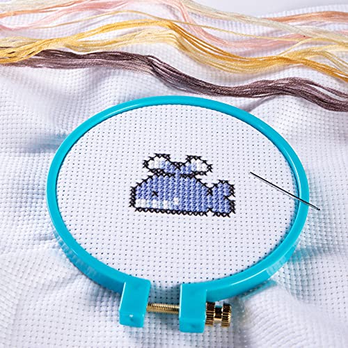 Aida Cloth Big Size 11 Count, White Cross Stitch Fabric, 39 inch by 60 inch - size: 11 count 39"x60"