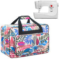 Sewing Machine Carrying Case, Sewing Machine Carrying Case Tote Bag, Universal Tote Storage Bag with Pockets and Handles, Suitable for Most Standard Singer, Janome (Milk White) - color: Milk White