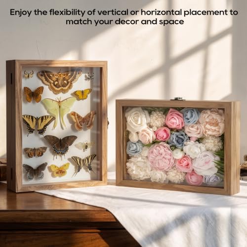 TJ.MOREE Extra Large Shadow Box 16x20 Display Case Picture Frame Carbonized - color: Carbonized, size: 16x20