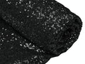 ShiDianYi 15 Feet Black Sequin Fabric by The 5 Yards - Sequin Knit Fabric for Sewing Costumes, Table Cloth, Table Linen - color: Black, size: 5 Yard