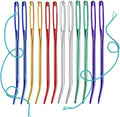 floatingsnow 12 Pcs Yarn Needle, Crochet Tapestry Needles for Crocheting, Large-Eye Blunt Needles, Large Eye Weaving Needle with Storage Box, Darning Needles for Yarn