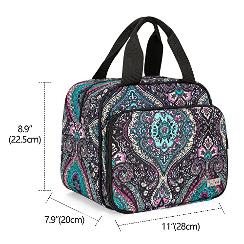 LoDrid Small Portable Yarn Storage Bag with 2 Grommets for Tangle Free