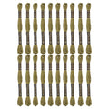 24 Skeins Embroidery Cotton Floss is 100% Egyptian Long Fiber Cotton of 8.75yds Each Cotton Cross Stitch Thread for Hand Embroidery DIY Creation and Friendship Bracelet String. (24, Moss Green) - color: Moss Green